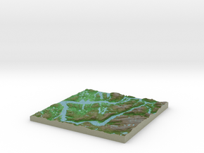 Terrafab generated model Tue Dec 30 2014 11:54:44  in Full Color Sandstone
