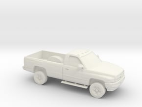 1/87 1994-01 Dodge Ram Single Cab in White Natural Versatile Plastic