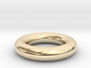 Toroidal ring in 14K Yellow Gold