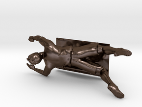 Flying Dutchman / Robin van Persie  in Polished Bronze Steel