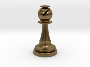 Inception Bishop Chess Piece (Heavy) in Natural Bronze