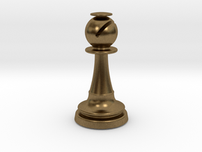 Inception Bishop Chess Piece (Lite) in Natural Bronze