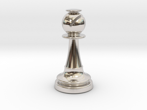 Inception Bishop Chess Piece (Lite) in Platinum