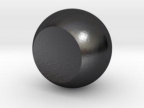 Single Orb in Polished and Bronzed Black Steel