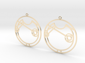 Alice / Alise - Earrings - Series 1 in 14K Yellow Gold
