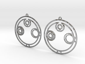 Annabelle - Earrings - Series 1 in Polished Silver