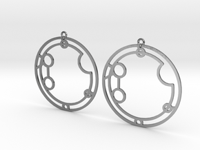 Autumn - Earrings - Series 1 in Polished Silver