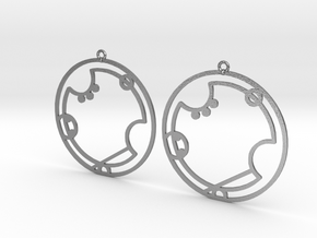 Avery - Earrings - Series 1 in Natural Silver
