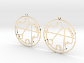 Christina - Earrings - Series 1 in 14K Yellow Gold