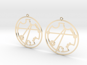 Christine - Earrings - Series 1 in 14K Yellow Gold