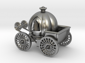 Pumpkin carriage in Natural Silver