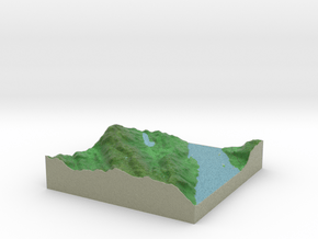 Terrafab generated model Mon Dec 29 2014 18:10:16  in Full Color Sandstone