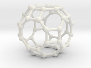 Truncated Cuboctahedron in White Natural Versatile Plastic