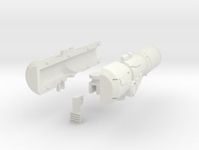 Brawn Cannon in White Natural Versatile Plastic