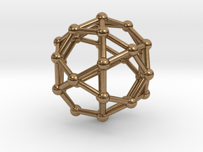Icosidodecahedron in Natural Brass