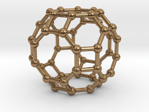 Truncated Cuboctahedron in Natural Brass