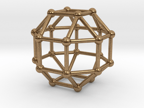 Rhombicuboctahedron in Natural Brass