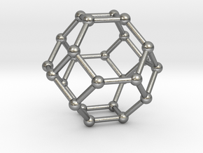 Truncated Octahedron in Natural Silver