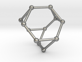 Truncated Tetrahedron in Natural Silver