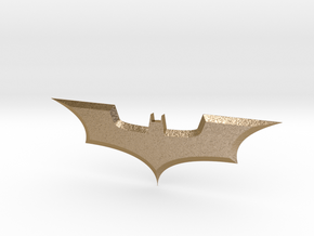 The Dark Knight, Bat dart in Polished Gold Steel