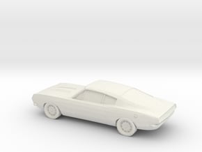 1/87 1968 Plymouth Baracuda in White Natural Versatile Plastic