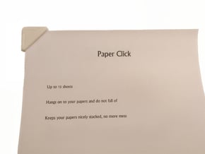 Paper Click in White Natural Versatile Plastic