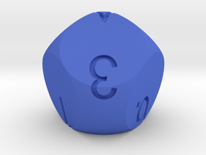 D7 numbered from 0 to 6 in Blue Processed Versatile Plastic