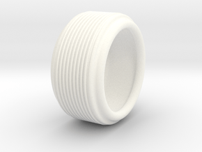 FLANGIA RING SIZE 7 in White Processed Versatile Plastic