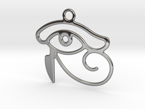 The Eye Of Horus in Fine Detail Polished Silver
