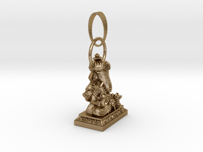 Thai Buddha (A) Small in Polished Gold Steel