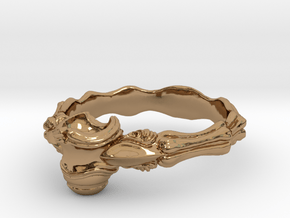 Joint Ring - Catena (L) in Polished Brass