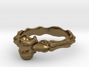 Joint Ring - Catena (L) in Polished Bronze