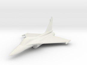 Rafale French Jet Fighter 1/285 scale in White Natural Versatile Plastic