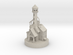 Lighthouse miniature in Natural Sandstone