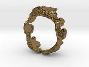 Shi-Sa Ring 02 in Natural Bronze