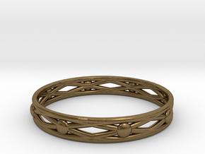 Normal ring(size = USA 5.5) in Natural Bronze