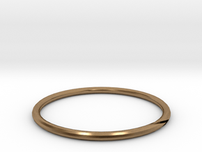 RING23MK1SIZER in Natural Brass