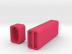 Engraveable Bic Case in Pink Processed Versatile Plastic