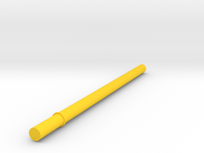 Key Handle Shaft (4 of 9) in Yellow Processed Versatile Plastic