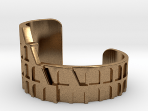 Colosseum Bracelet Size Small (Metal Version) in Natural Brass