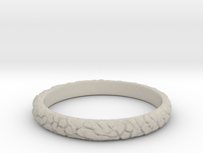 Rock ring(size = USA 5.5) in Natural Sandstone