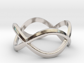 Infinity Ring in Platinum