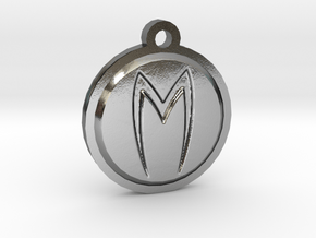Mach 5 keychain in Polished Silver