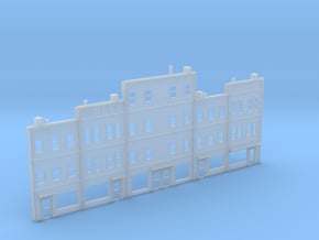 Background Buildings Z Scale in Tan Fine Detail Plastic