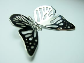 Free-fly in Fine Detail Polished Silver