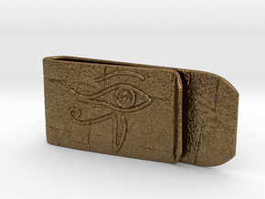 Money clip(Egypt) in Natural Bronze