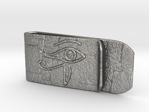 Money clip(Egypt) in Natural Silver