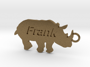 Keychain for Frank in Natural Bronze