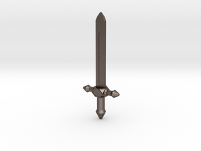 Minifig Broadsword - Dayo Empire in Polished Bronzed Silver Steel