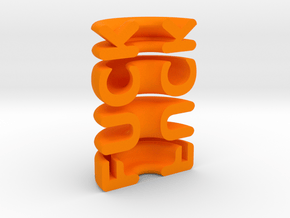 NAUGHTY-FORM ;) in Orange Processed Versatile Plastic